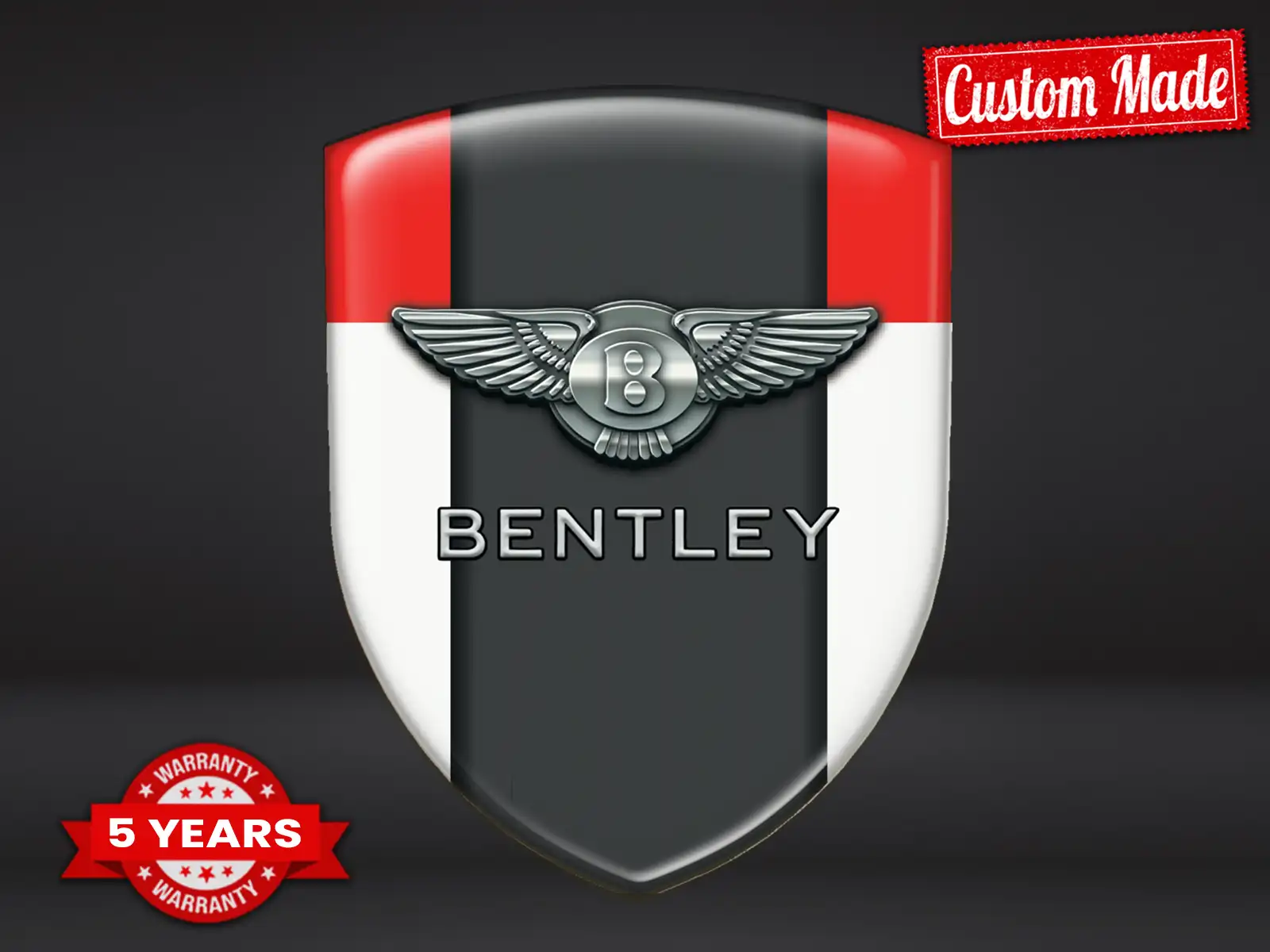 Bentley Stickers Pare-Brise Perso Style Max Pro Résistant